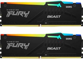 MEM DDR5 32GB (2x16) 6000MHz FURY Beast RGB KF560C40BBAK2 32