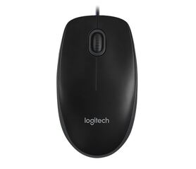 Miš žični Logitech B100 optical USB crni