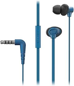 PANASONIC slušalice RP TCM130E A plave in ear mikrofon