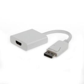 Gembird DisplayPort to HDMI adapter cable white