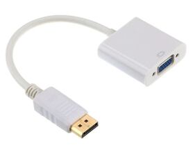 Gembird DisplayPort to VGA adapter cable white