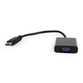 Gembird HDMI to VGA adapter cable single port black