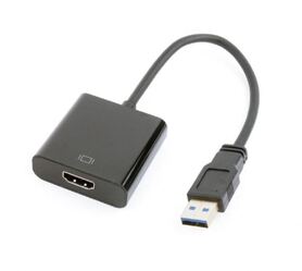 Gembird USB to HDMI display adapter black