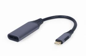 Gembird USB Type C to DisplayPort male adapter space grey