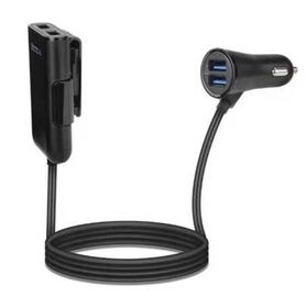 Gembird 4 port front and back seat car charger