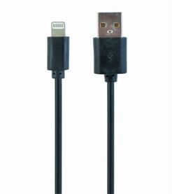 Gembird USB to 8 pin Lightning sync and charging cable black 3 m