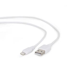 Gembird USB to 8 pin Lightning sync and charging cable white 1 m