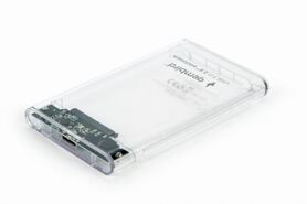 Gembird USB 3.0 2.5 enclosure for 9.5 mm drive transparent plastic