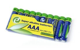 Gembird Super alkaline AAA batteries 10 pack