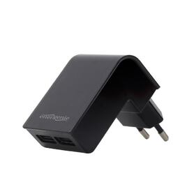 Gembird 2 port universal USB charger 2.1 A black