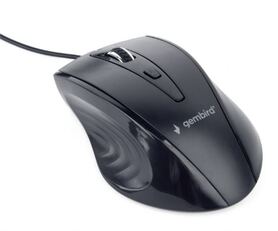 Gembird optički miš sa USB kabelom crni