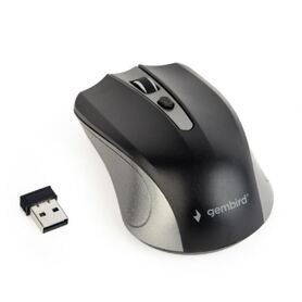 Gembird Wireless optical mouse spacegrey black