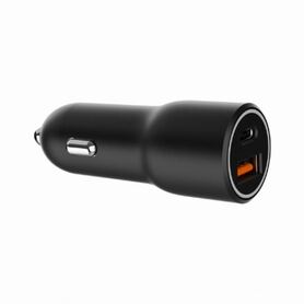 Gembird 2 port USB car fast charger Type C PD 38 W black