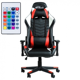 Gaming chair BYTEZONE WINNER with LED lighting and remote control Red