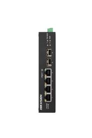 HikVision 4 Port GbE RJ45 PoE (60W) 2 x 1G SFP Unmanaged Harsh POE Switch
