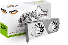 INNO3D GeForce RTX 4070 TWIN X2 OC WHITE 12GB GDDR6X
