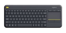 Logitech K400 PLUS Wireless Touch Keyboard Black