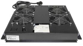 Intellinet 4 Fan Ventilation Unitwith Thermostat for 19 Racks