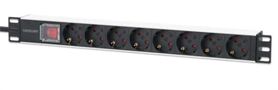 Intellinet 19 1U Rackmount 8 Output Power Distribution Unit (PDU)