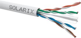 Solarix ethernet cable CAT6 UTP PVC 500m spool