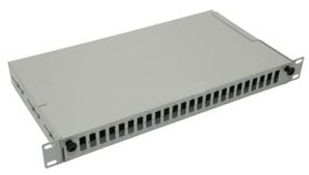 NFO Patch Panel 1U 19 24x SC Duplex Pull out 2 trays