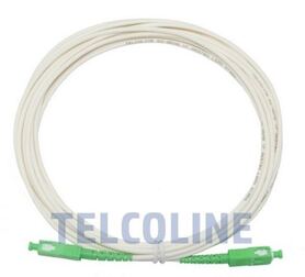 NFO Patch cord SC APC SC APC Singlemode 9 125 G.657B3 Simplex 1m LSZH White