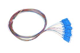 NFO Fiber optic pigtail SC UPC SM G.657A1 900um 1m 12 colors