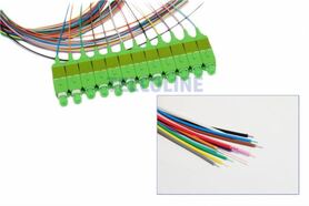 NFO Fiber optic pigtail SC APC SM G.657A1 900um 2m LSZH Easy strip Full color