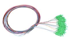 NFO Fiber optic pigtail SC APC SM G.657A1 12 colors LSZH 1m