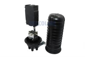 NFO Splice Closure 96F 4 round entries 1 oval 4 trays Height 450 mm Pole and Wall mount