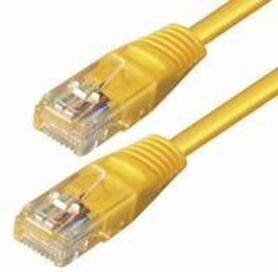NaviaTec Cat5e UTP Patch Cable 0 5m yellow