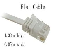 NaviaTec Cat6 patch cable flat copper 1m