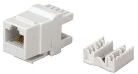 NaviaTec Cat6 RJ45 keystone jack 180 degree type