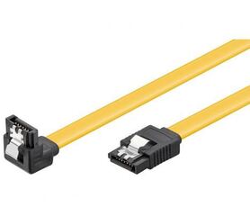 NaviaTec HDD SATA cable 1.5 3 6 Gbit s 7 pin SATA L type plug 0 2m