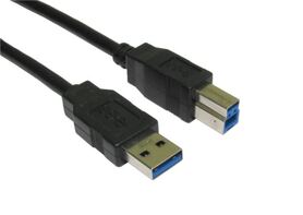 NaviaTec USB 3.0 A plug to B plug 1 8m BLK