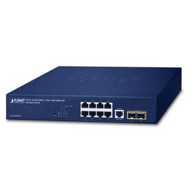 Planet 8 Port 10 100 1000T 2 Port 100 1000X SFP Managed Switch