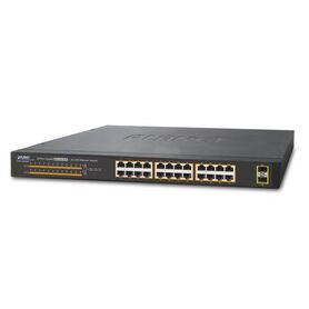 Planet Unmanaged 24 Port 1GbE HP PoE (220W) 2x SFP slots Switch