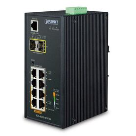 Planet Industrial 4 Port 10 100 1000T 802.3at PoE 4 Port 10 100 1000T 2 Port 100 1000X SFP Managed Switch