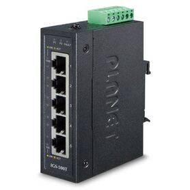 Planet Compact Industrial 5 Port (5x 1GbE RJ45) Switch ( 40~75C) unmanaged