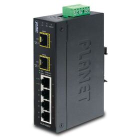 Planet Industrial 4 Port Gigabit 2 Port Gig SFP Ethernet Switch