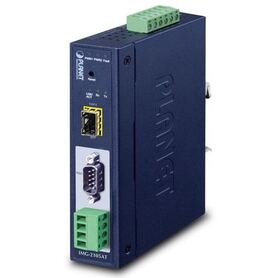 Planet Industrial 1 port RS232 422 485 Modbus Gateway with 1 Port 100BASE FX SFP