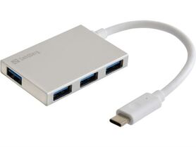 Sandberg USB C to 4 xUSB 3.0 Pocket Hub