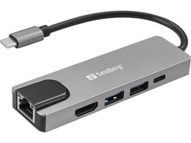 Sandberg USB C 5in1 Travel Dock Saver