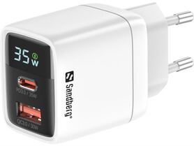 Sandberg 2in1 Charger 1x USB C 1x USB 35W