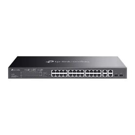 TP Link Omada 24 Port 10 100Mbps 4 Port Gigabit Smart Switch with 24 Port PoE SL2428P