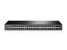 TP Link JetStream 52 Port Gigabit L2 Managed Switch with 48 Port PoE