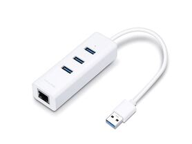 TP Link USB 3.0 3 Port Hub Gigabit Ethernet Adapter 2 in 1 USB Adapter