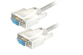 Transmedia Sub D plug 9 pin to Sub D plug 9 pin Cable 1 8m