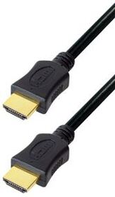 Transmedia High Speed HDMI cable with Ethernet 0 5m gold plugs 4K