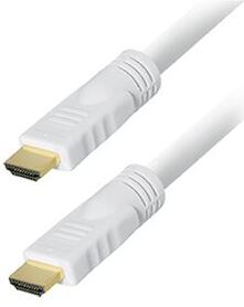 Transmedia High Speed HDMI cable with Ethernet 1m White